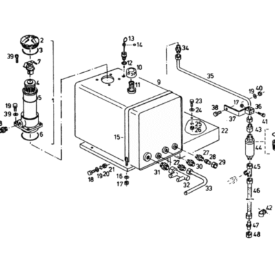 Filtr hydraulik - wkład przepływowy - 16055740 - SDF