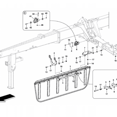 Fartuch pokosu zgrabiarki TOP - 2723.90.000.4 - Pottinger