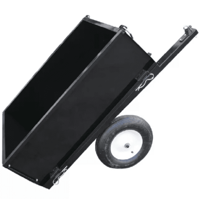 Przyczepa wywrotka z dyszlem, szybki montaż - do trawy, liści, piasku - 250KG - 31550003 - Techni-Power