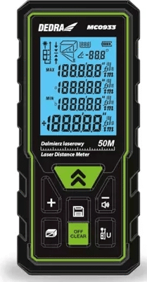 Dalmierz laserowy 50m -  MC0933 - DEDRA