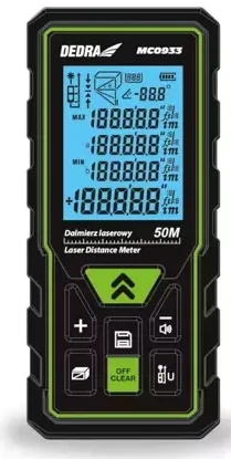 Dalmierz laserowy 50m -  MC0933 - DEDRA