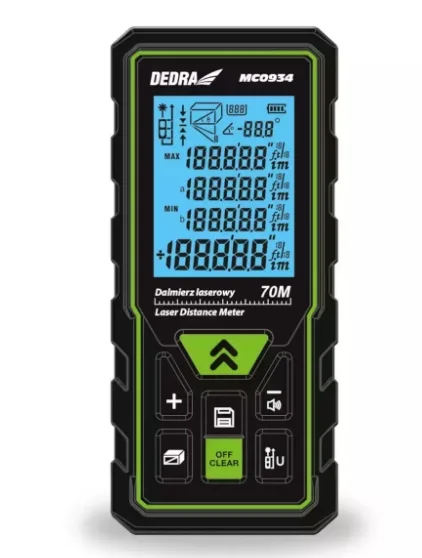 Dalmierz laserowy 70m - MC0934 - DEDRA