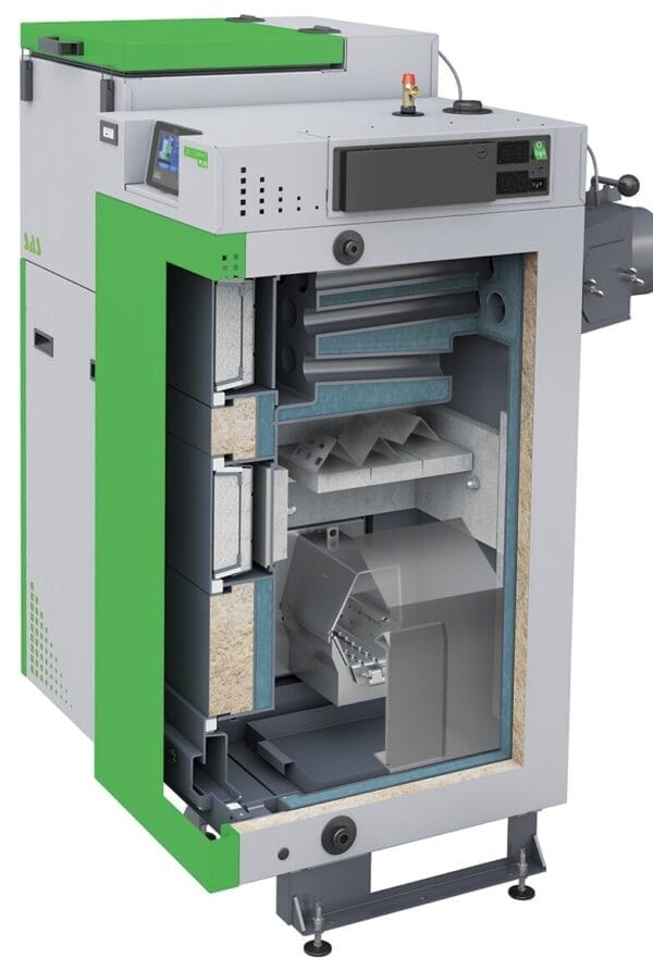 Kocioł piec grzewczy 17kW - SAS BIO COMPACT PLUS