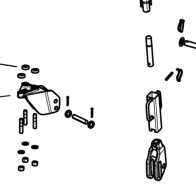 Jarzmo - prawe - DX/RH/RE - 0.021.5666.0/10 - SDF