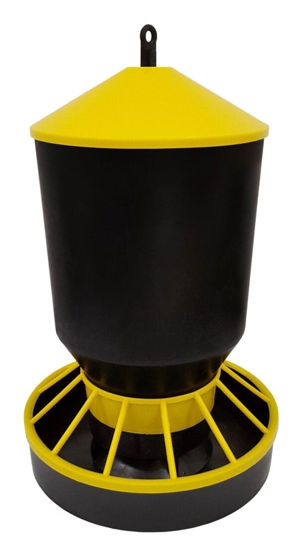 Karmidło zasypowe - automatyczne - 10 kg - czarno - żółte - 04-0224