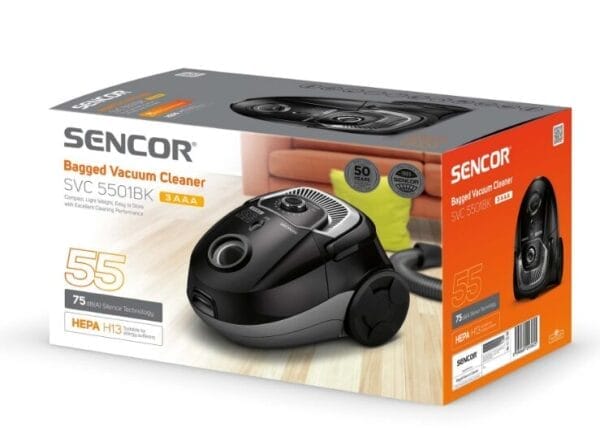 Odkurzacz workowy - SVC5501BK - SENCOR