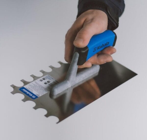 Paca nierdzewna z półokrągłym zębem 130x270mm - 0463 - KUBALA