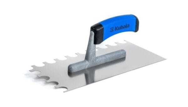 Paca nierdzewna z półokrągłym zębem 130x270mm - 0463 - KUBALA