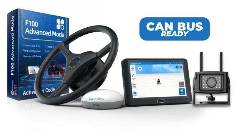 Nawigacja rolnicza Sveaverken F100 H – CAN Ready – bezpośrednie wpięcie do ciągnika – kamera – NAVI.SVE.F100H.CAN.ADV – SVEAVERKEN