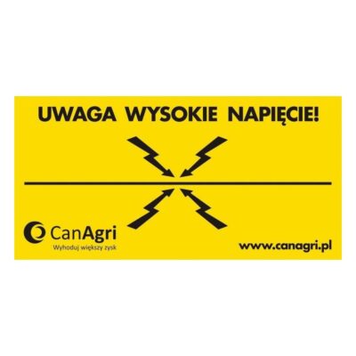 Tabliczka ostrzegawcza - 10x20 cm - 11-0235 - CAN AGRI