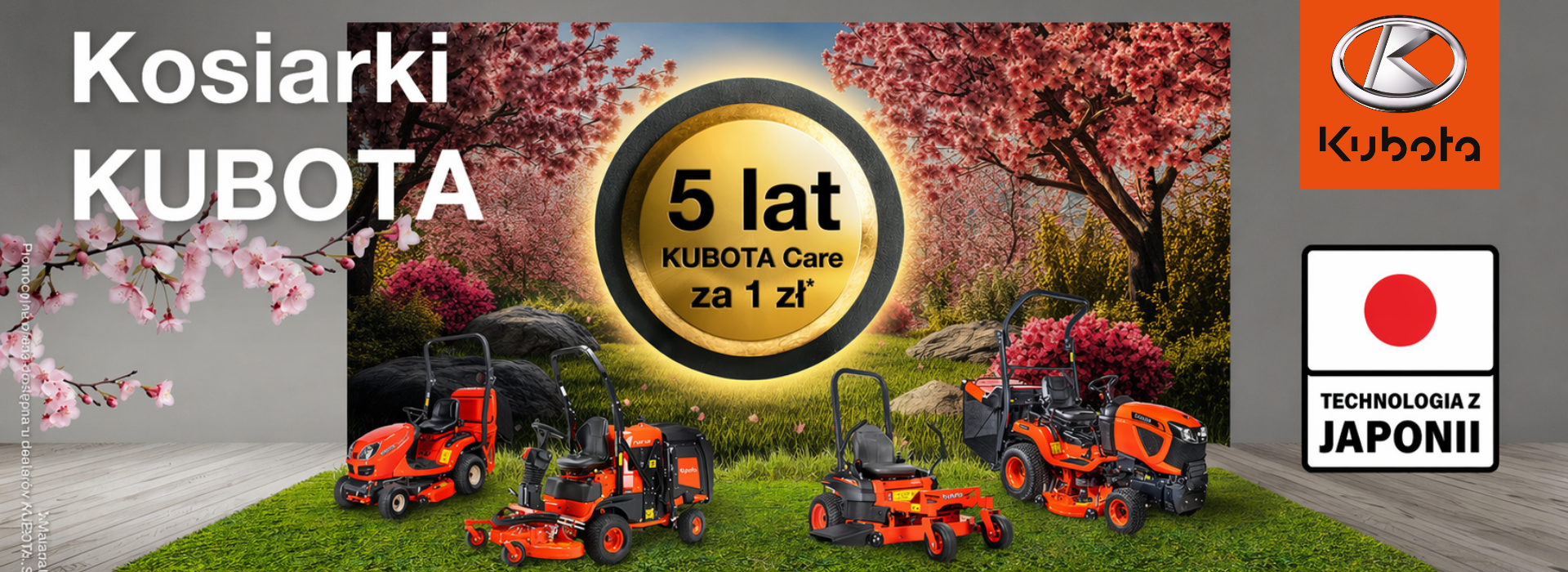 Promocja na kosiarki KUBOTA!