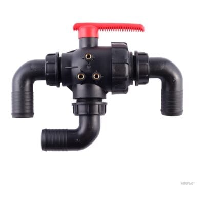 Zawór kulowy 3-drożny AGROPLAST 227041 PROLINE 2'' kol. fi 50 Ø50 mm