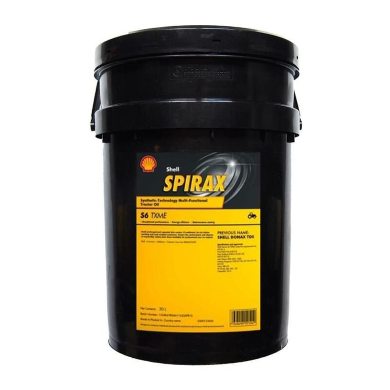 Shell Spirax S6 TXME 10W-30 20L — olej przekładniowo-hydrauliczny UTTO do ciągników (API GL-4)
