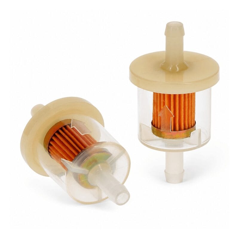Filtr paliwa diesel przepływowy HIFI SN 20002 — Ø35 mm, przyłącza 28/7 mm, papier celulozowy plisowany