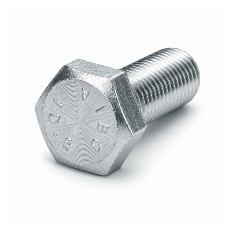 Śruba mocująca noża kosiarki KUBOTA — lewy gwint M12 x 1,25 x 25 mm, klasa 10.9