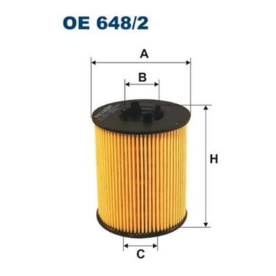 Filtr oleju FILTRON OE648/2 Opel Astra G Vectra benzyna