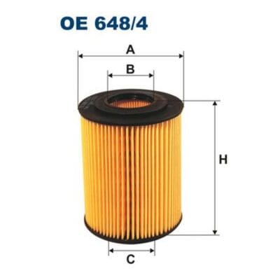 Filtr oleju FILTRON OE648/4 Opel Astra H Corsa C 1.7 CDTI
