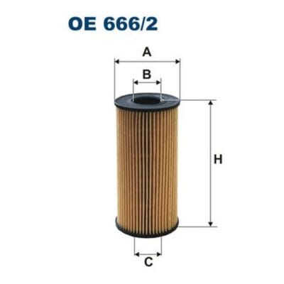 Filtr oleju wkład FILTRON OE666/2 Renault Nissan dCi