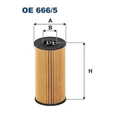 Filtr oleju wkład FILTRON OE666/5 Renault Nissan dCi