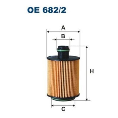 Wkład filtra oleju FILTRON OE682/2 Fiat Multijet Citroën Peugeot HDi Ford