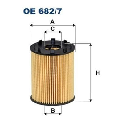 Filtr oleju wkład FILTRON OE682/7 Fiat 1.3 MultiJet
