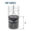 Filtr oleju przykręcany FILTRON OP540/3 Fiat 500X Jeep Renegade Peugeot 508 Citroën