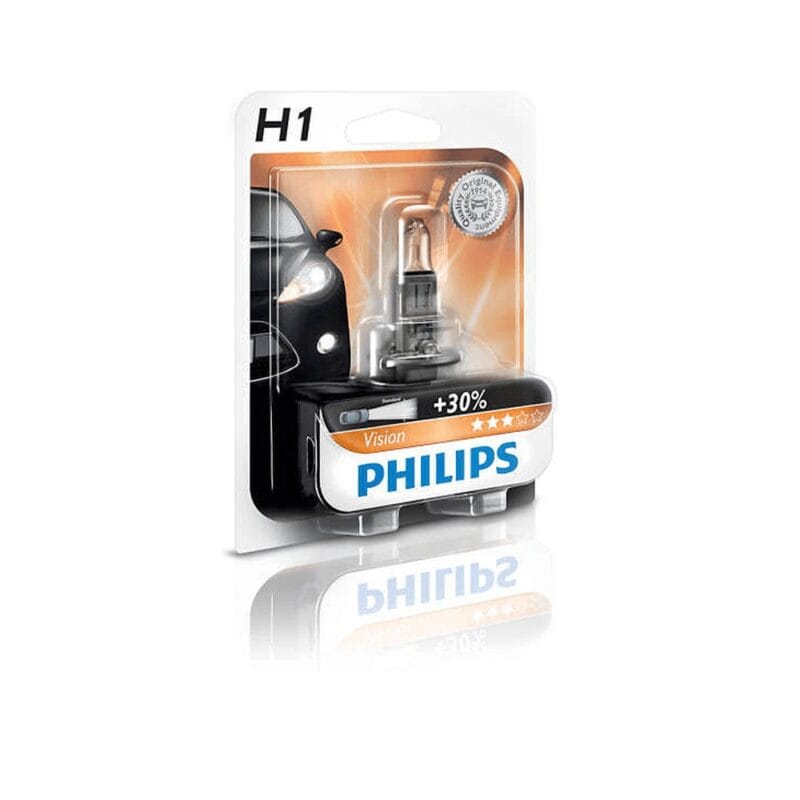 Żarówka halogenowa Philips Vision H1 12V 55W P14,5s 12258PRB1