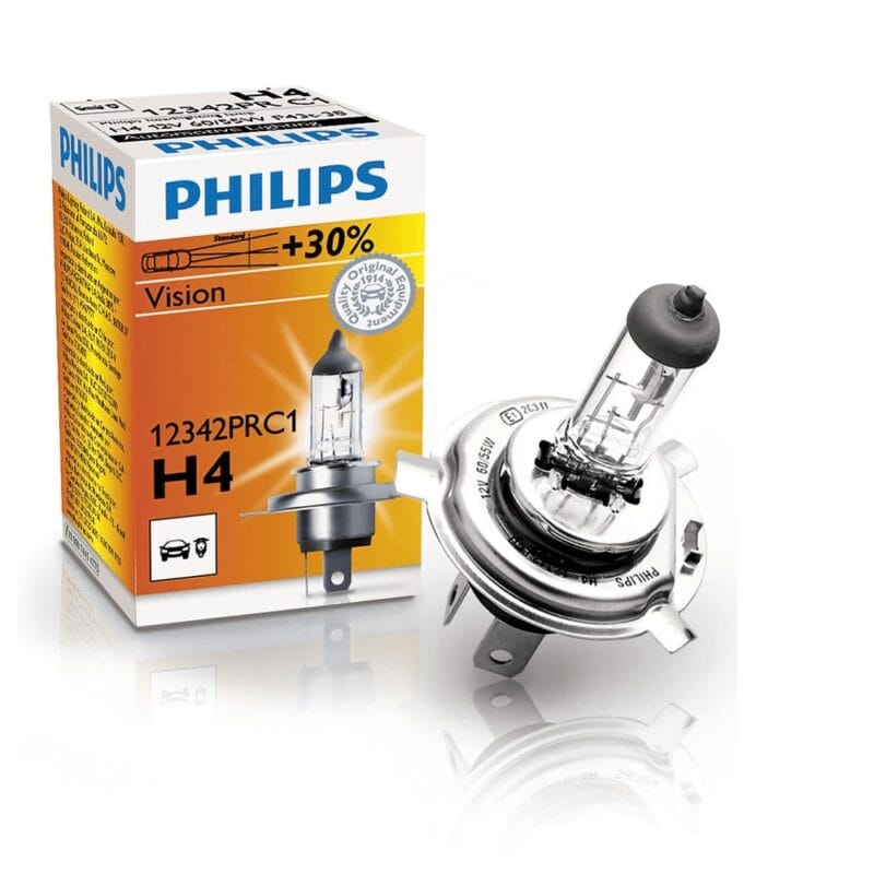 Żarówka H4 halogenowa Philips Vision 12V 60/55W P43t-38