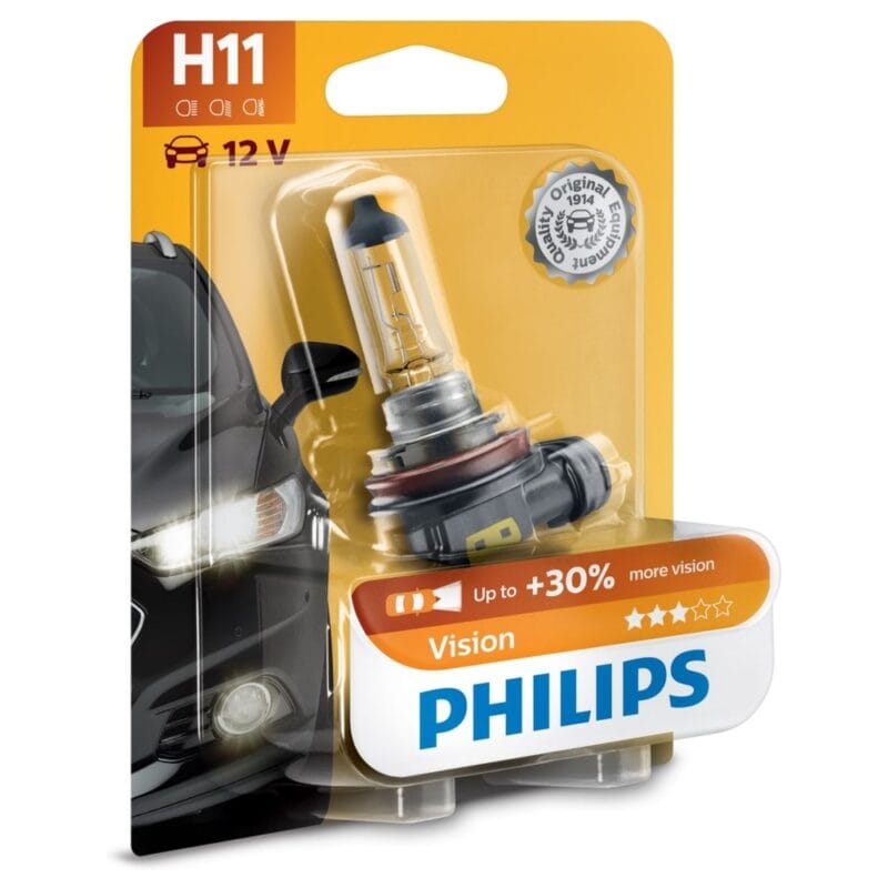 Żarówka H11 12V 55W PHILIPS Vision - blister 12362PRB1