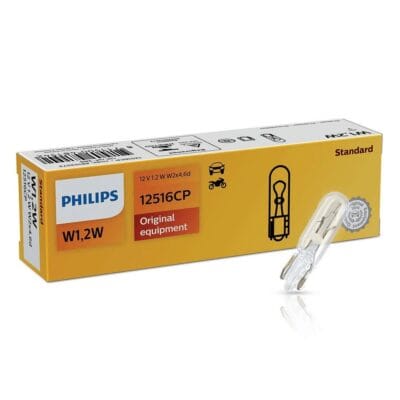Żarówka Philips 12516CP W1,2W 12V całoszklana Vision