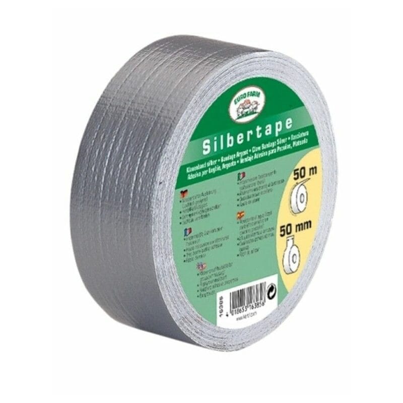 Kerbl Silbertape tasma samoprzylepna do racic i kopyt 50mm x 50m srebrna