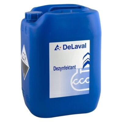 DeLaval srodek dezynfekujacy chlorowy 20L do instalacji udojowych i schladzalnikow mleka
