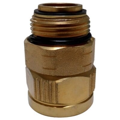 PIUSI złącze obrotowe M/F 1"/1" BSP – swivel do pistoletu nalewczego, korpus mosiężny