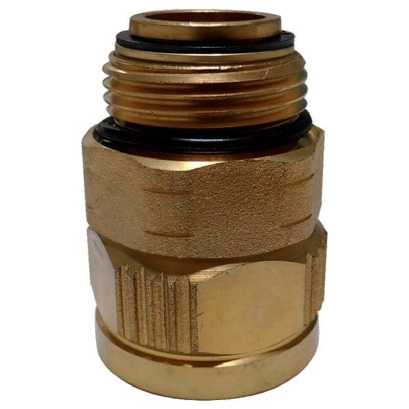 PIUSI złącze obrotowe M/F 1"/1" BSP – swivel do pistoletu nalewczego, korpus mosiężny