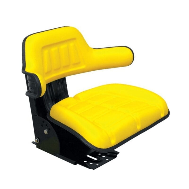 Siedzenie MIRALBUENO RM20 105 z amortyzacją mechaniczną PVC żółty