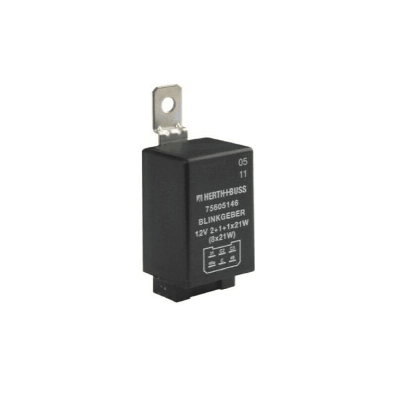 Przerywacz kierunkowskazow HERTH+BUSS elektroniczny 12V 6-pinowy