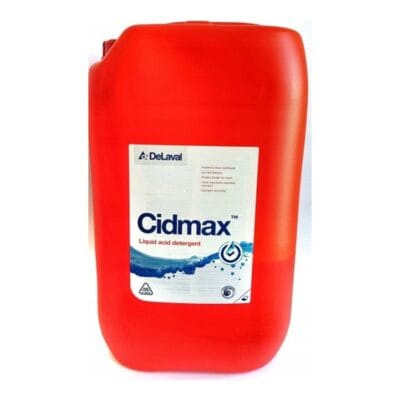 DeLaval CIDMAX 25L - kwaśny środek myjący do instalacji udojowych