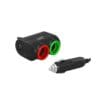 Rozgałęźnik gniazda zapalniczki LTC 2 gniazda USB 120W 12-24V