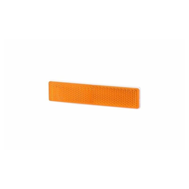 Odblask ozdobny prostokątny pomarańczowy samoprzylepny Horpol UO337 103x21mm