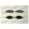Klocki hamulcowe przednie LPR 05P1001 Toyota Yaris