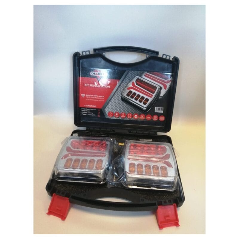Zestaw lamp LED tylnych bezprzewodowych Diadem magnetyczny 12/24V