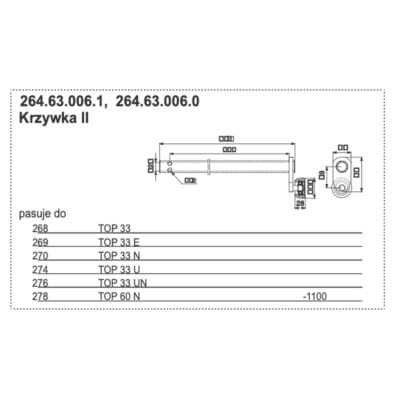 Dzwignia sterowania II Pottinger 264.63.006.1
