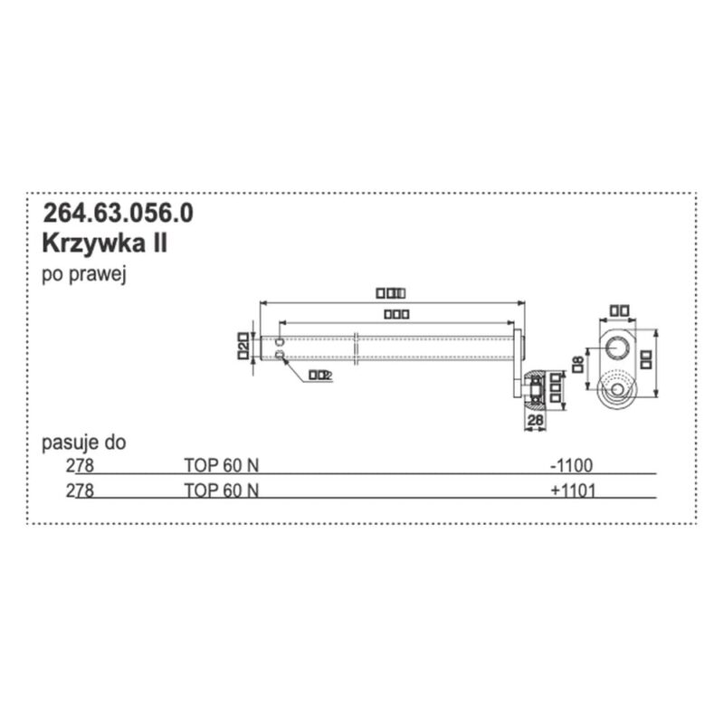 Krzywka II prawa Pottinger 264.63.056.0