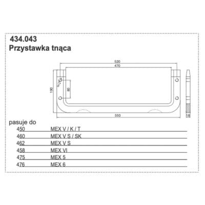 Stalnica Pottinger 434.043 sieczkarnia MEX V MEX VI