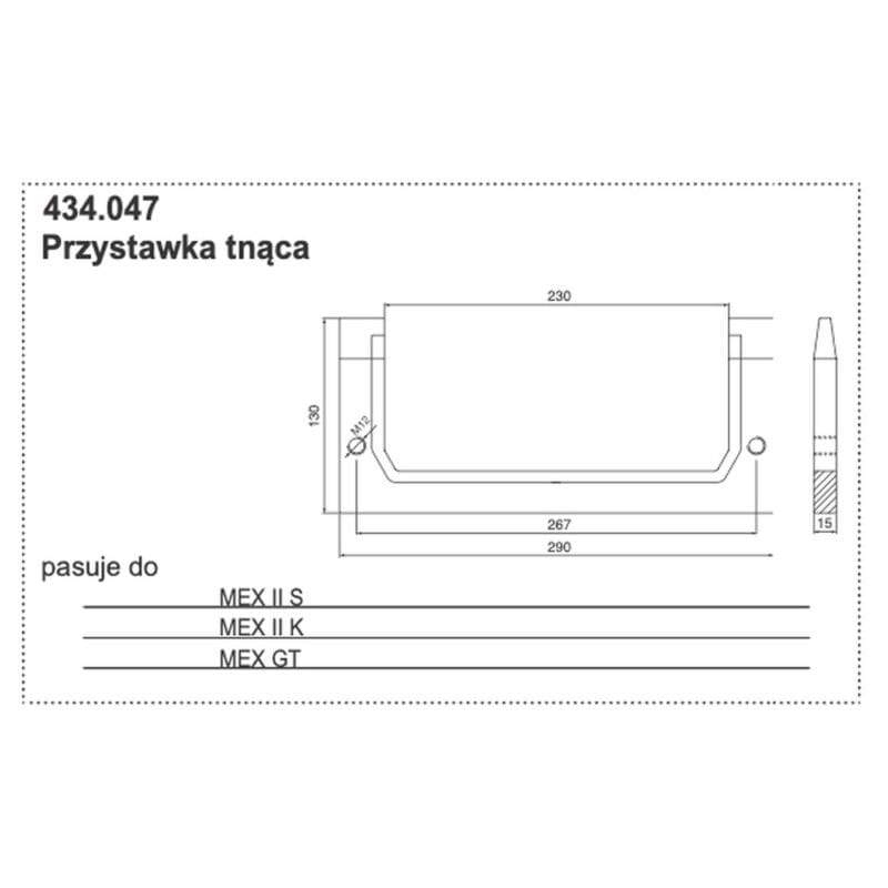 Stalnica Pottinger MEX II S MEX II K MEX GT 434.047