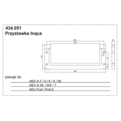 Stalnica Pottinger 434.051 MEX III MEX Profi