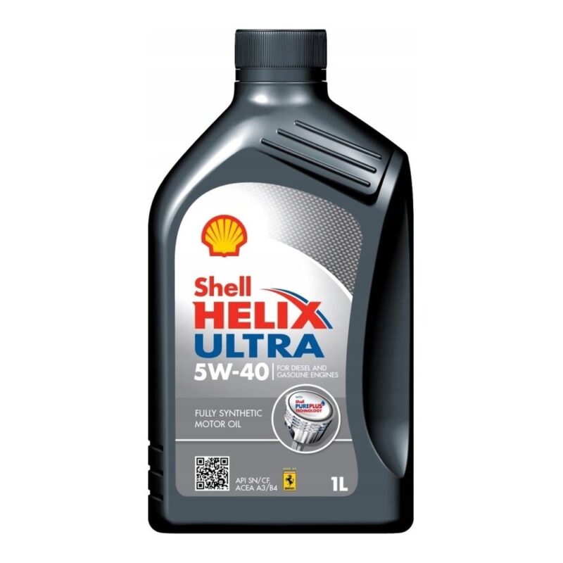 Shell Helix Ultra 5W-40 1L — olej silnikowy w pełni syntetyczny (API SP, MB 229.5)
