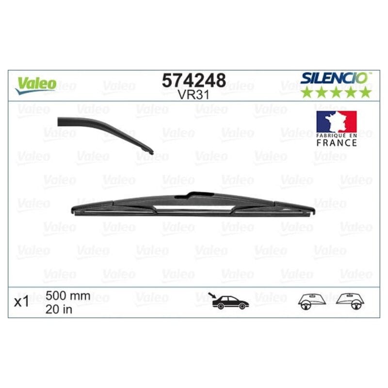 Wycieraczka tylna Valeo Silencio VM31 500mm