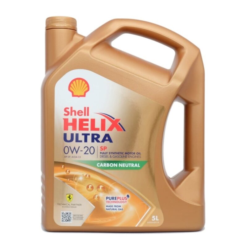 Shell Helix Ultra SP 0W-20 5L — olej w pełni syntetyczny (API SP, ACEA C5)