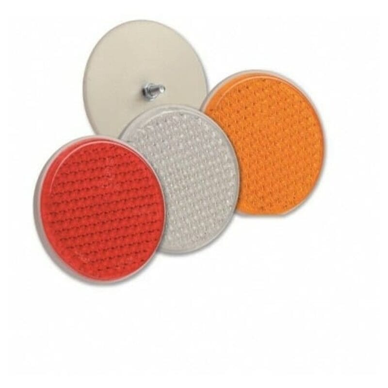 Odblask okragly przykrecany czerwony fi75mm Kamar UO-75S